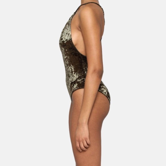 VELVET BODYSUIT - Picture 3 of 7
